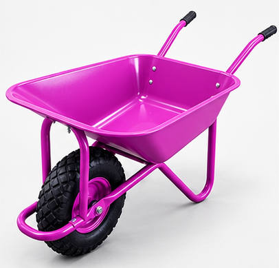 Heavy-Duty Manual Transport Vehicles Colored Hand Tools for Construction Sites