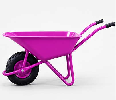 Heavy-Duty Manual Transport Vehicles Colored Hand Tools for Construction Sites