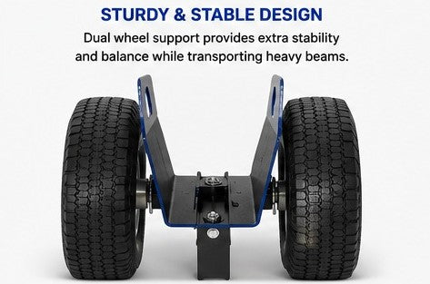 Auto-clamp Panel Dolly With Two Nice Handles Unique Design Wide Applications Blue Powder Coating Metal Panel Dolly Cart