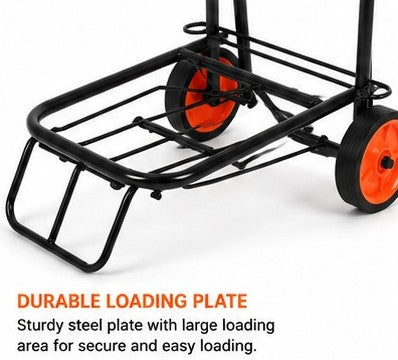 Wholesale Durable Lightweight 40kgs Weight Capacity Two Wheels Outdoor Shopping Folding Handcart Garden Luggage Trolley Cart