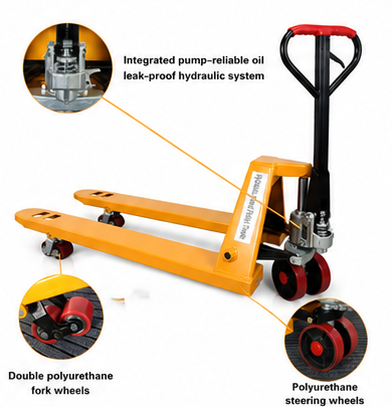Heavy Duty Quick Lift Hydraulic Trans Pallet Manual Pallet Truck