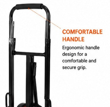 Wholesale Durable Lightweight 40kgs Weight Capacity Two Wheels Outdoor Shopping Folding Handcart Garden Luggage Trolley Cart