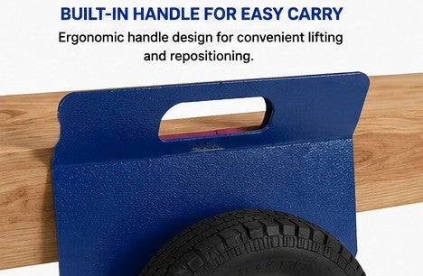 Auto-clamp Panel Dolly With Two Nice Handles Unique Design Wide Applications Blue Powder Coating Metal Panel Dolly Cart