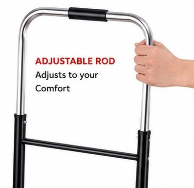Folding Hand Truck 80KG Heavy Duty Two-Wheeled Rubber Wheels Dolly Cart Moving Aluminum/Steel Construction Utility Cart Cargo