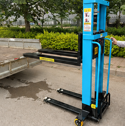 Remote Control Electric Pallet Stacker 1 Ton Capacity Loading Truck Mounted Truck Mounted Forklift Forklift Stacker for Sale