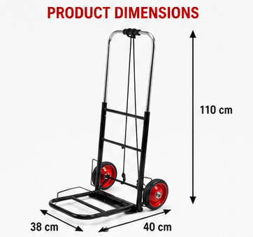 Foldable Trolley Luggage Cart High Quality Small Shopping Cart Shopping Trolly Cart