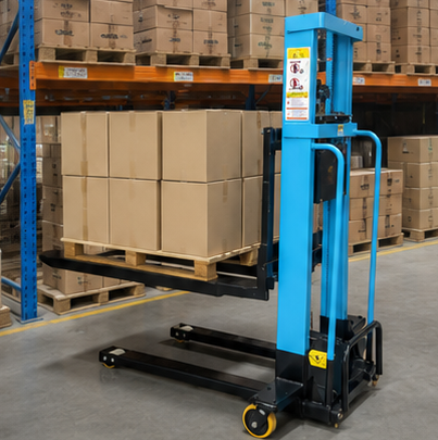 Remote Control Electric Pallet Stacker 1 Ton Capacity Loading Truck Mounted Truck Mounted Forklift Forklift Stacker for Sale